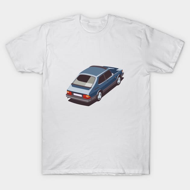 Saab 900 T-Shirt by TheArchitectsGarage